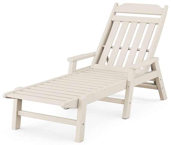 POLYWOOD® Country Living Chaise with Arms - CLC2280 Chaise POLYWOOD®