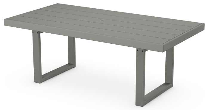 POLYWOOD® EDGE 40" x 78" Dining Table - EMT4078 Table POLYWOOD®