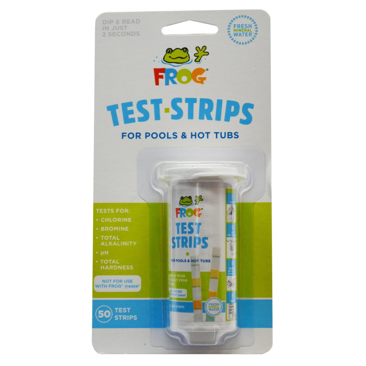 FROG Test Strips for Pools &amp; Hot Tubs - 50 pack