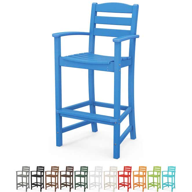 POLYWOOD® La Casa Café Bar Arm Chair - TD202 Chair POLYWOOD®