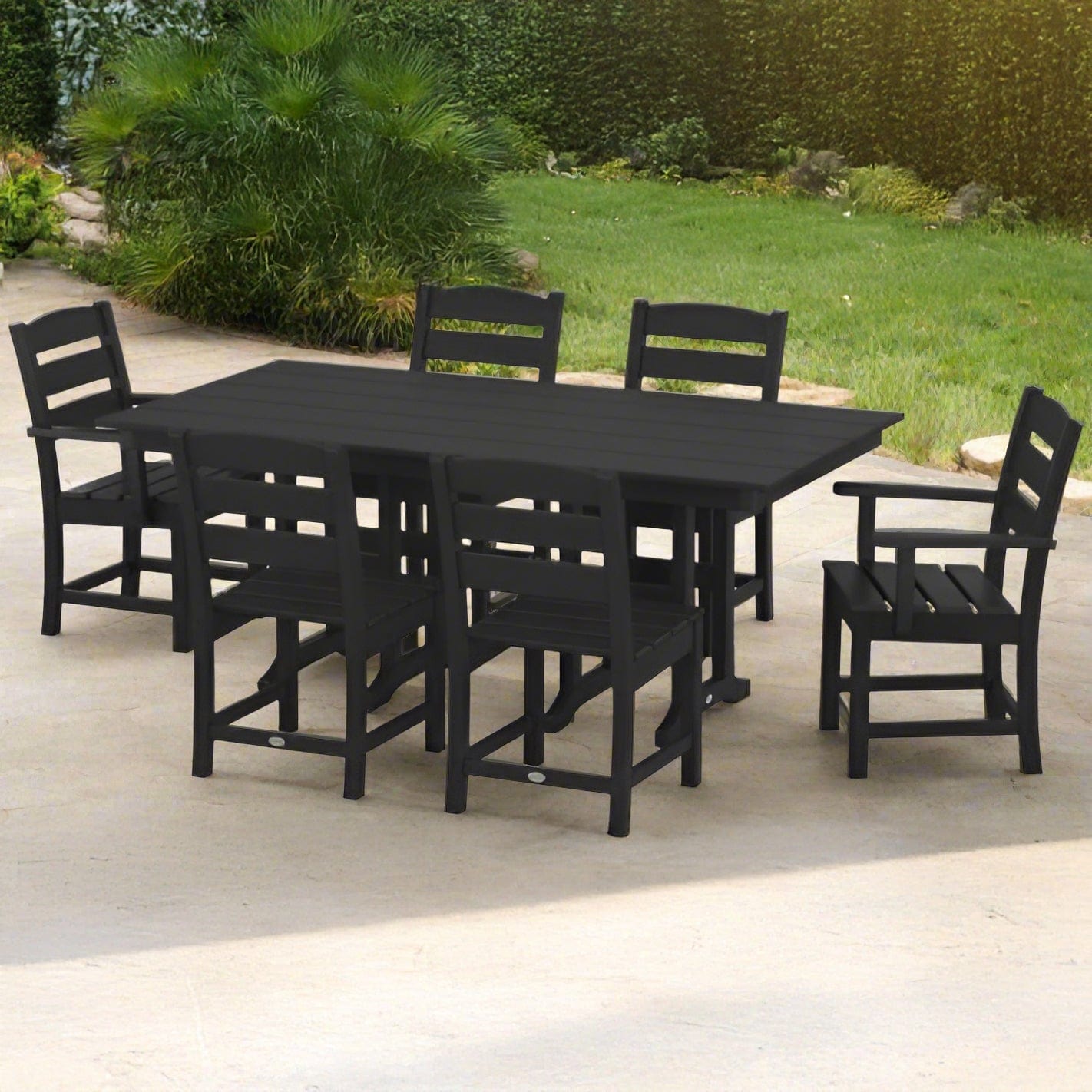 POLYWOOD® Dining Set - Lakeside 7-Piece Farmhouse - PWS516-1 Dining Set POLYWOOD®