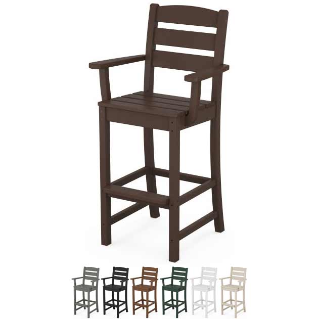 POLYWOOD® Lakeside Bar Arm Chair - TLD202 Chair POLYWOOD®