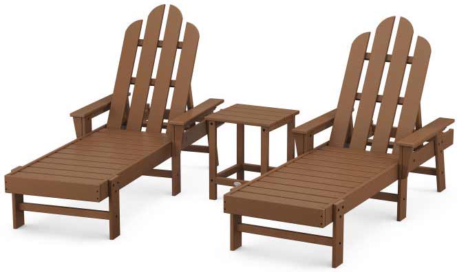 POLYWOOD® Long Island Chaise 3-Piece Set - PWS187-1 Chaise POLYWOOD®