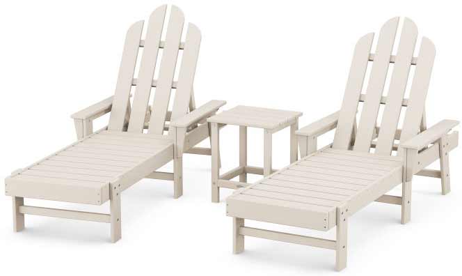 POLYWOOD® Long Island Chaise 3-Piece Set - PWS187-1 Chaise POLYWOOD®