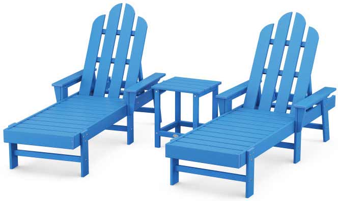 POLYWOOD® Long Island Chaise 3-Piece Set - PWS187-1 Chaise POLYWOOD®