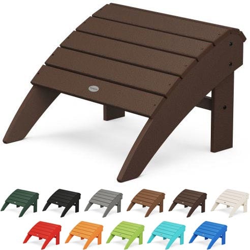 POLYWOOD® Vineyard Curveback Adirondack Ottoman - OT600 Ottoman POLYWOOD®