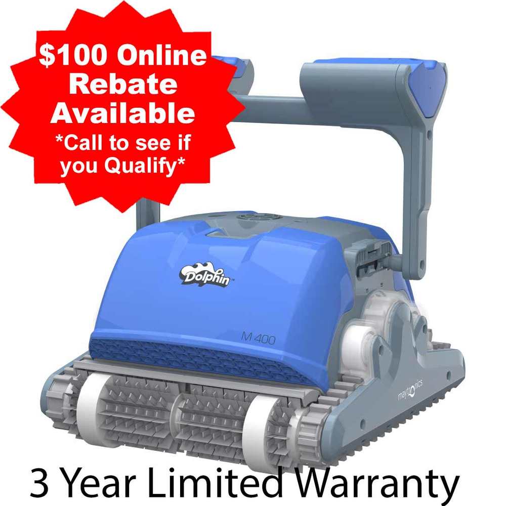 Maytronics Dolphin M400 (without caddy) Robotic Pool Cleaner Robotic Pool Cleaner Maytronics