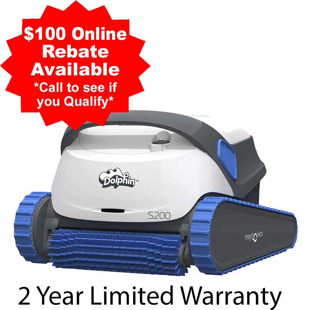 Maytronics Dolphin S200 Robotic Pool Cleaner Robotic Pool Cleaner Maytronics