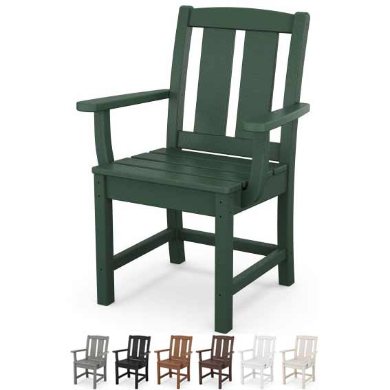 POLYWOOD® Mission Dining Arm Chair - TLD240 Chair POLYWOOD®