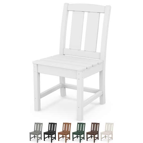 POLYWOOD® Mission Dining Side Chair - TLD140 Chair POLYWOOD®
