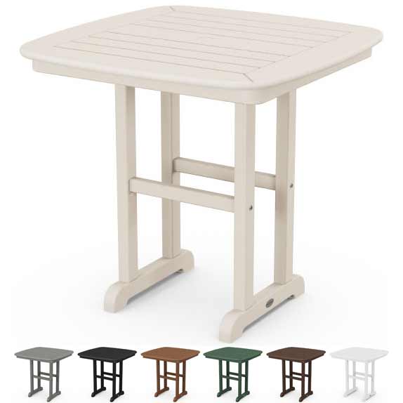 POLYWOOD® Nautical 31" Dining Table - NCT31 Table POLYWOOD®