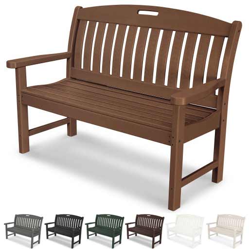 POLYWOOD® Nautical 48" Bench - NB48 Benches POLYWOOD®