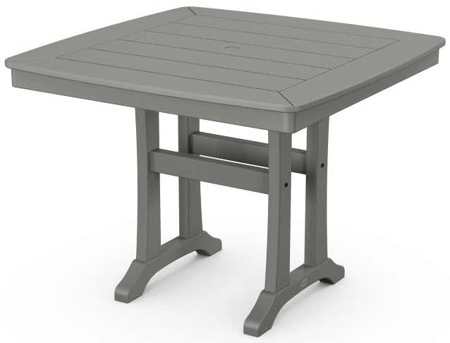 POLYWOOD® Nautical Trestle 37" Dining Table - PL81-T2L1 Table POLYWOOD®