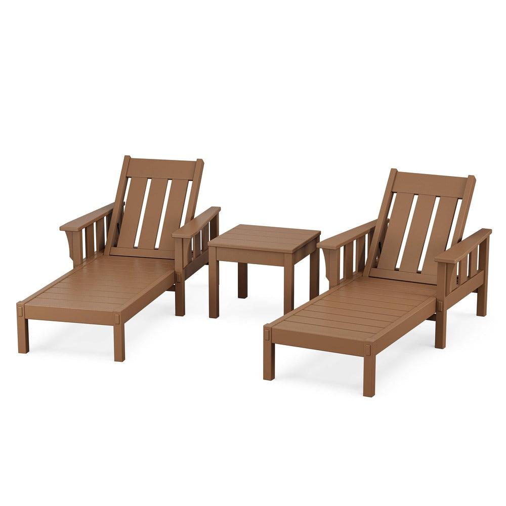 POLYWOOD® Acadia 3-Piece Chaise Set - PWS2545-1 Chaise POLYWOOD®