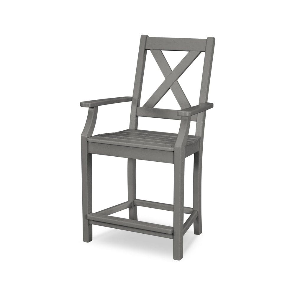 POLYWOOD® Braxton Counter Arm Chair TGD281 Dining Set POLYWOOD®