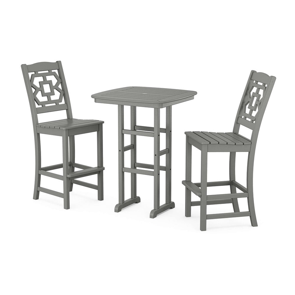 POLYWOOD® Chinoiserie 3-Piece Bar Set - PWS1619-1 Dining Set POLYWOOD®