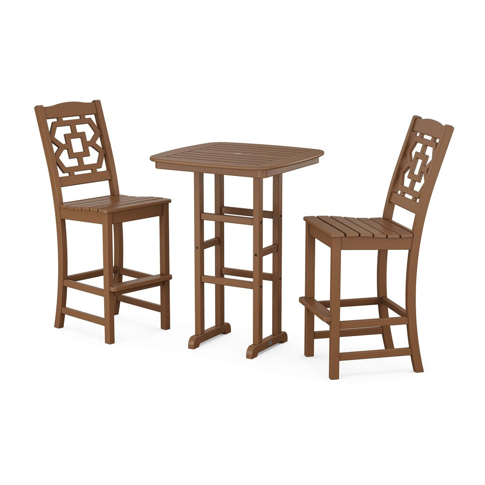 POLYWOOD® Chinoiserie 3-Piece Bar Set - PWS1619-1 Dining Set POLYWOOD®
