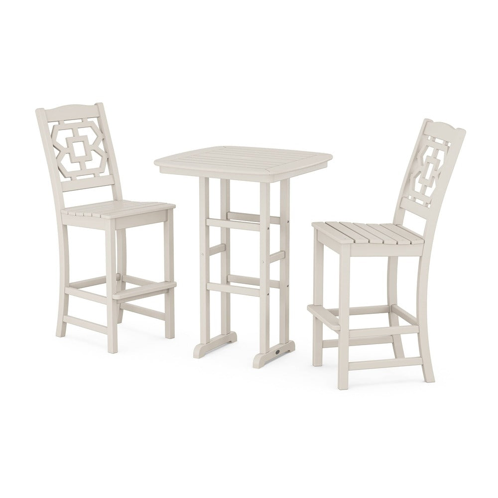 POLYWOOD® Chinoiserie 3-Piece Bar Set - PWS1619-1 Dining Set POLYWOOD®