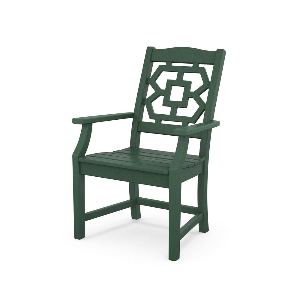 POLYWOOD® Chinoiserie Dining Arm Chair - MSTGD290 dining chair POLYWOOD®