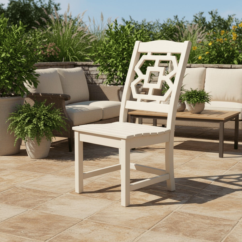 POLYWOOD® Chinoiserie Dining Side Chair - MSTGD190 dining chair POLYWOOD®