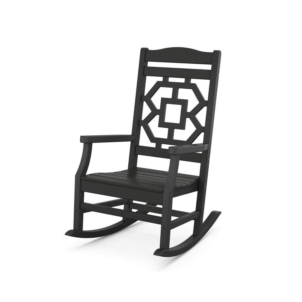 POLYWOOD® Chinoiserie Rocking Chair - MSRK195 Rocking Chair POLYWOOD®