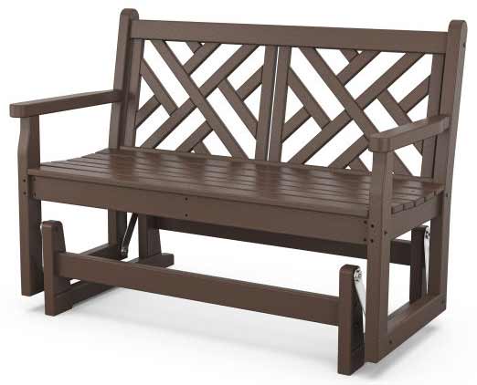 POLYWOOD® Chippendale 48" Glider - CDG48 Glider POLYWOOD®
