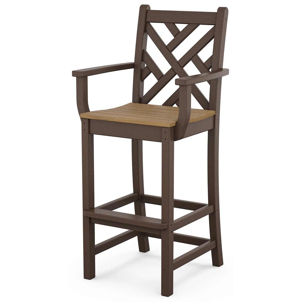 POLYWOOD® Chippendale Bar Arm Chair - Select Accents - CDD202