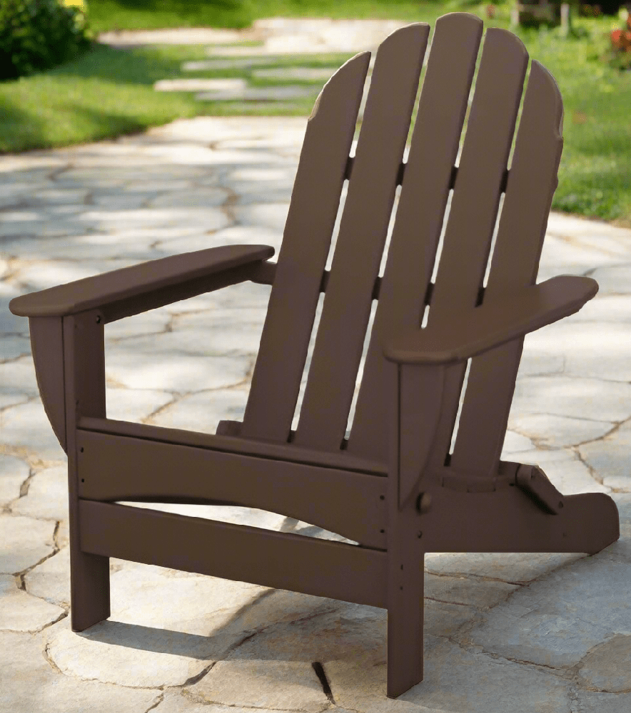POLYWOOD® Classic Oversized Folding Adirondack Chair - AD7030 Adirondack Chair POLYWOOD®