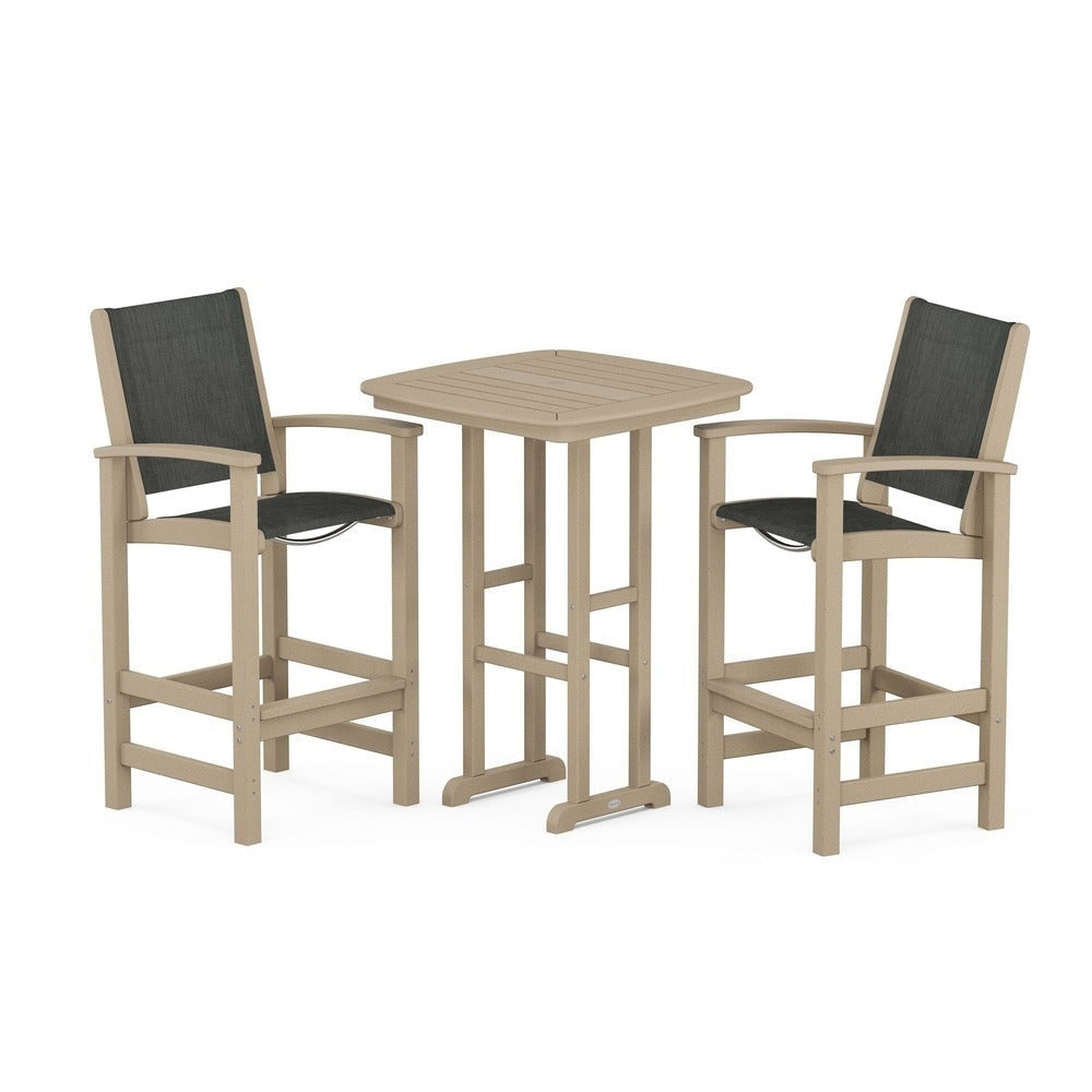 POLYWOOD® Coastal 3-Piece Bar Set - PWS156