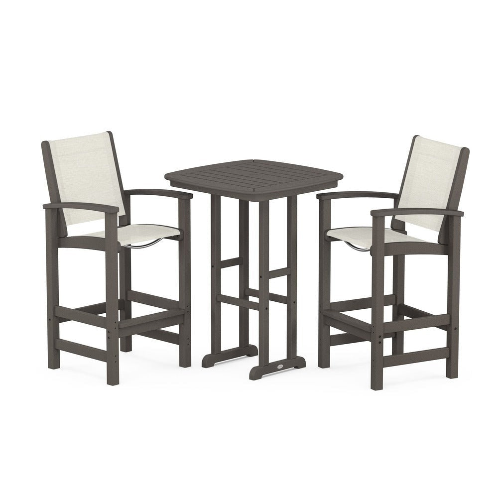 POLYWOOD® Coastal 3-Piece Bar Set - PWS156
