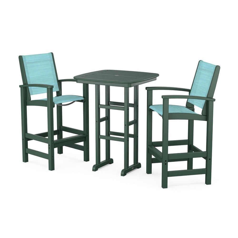 POLYWOOD® Coastal 3-Piece Bar Set - PWS156