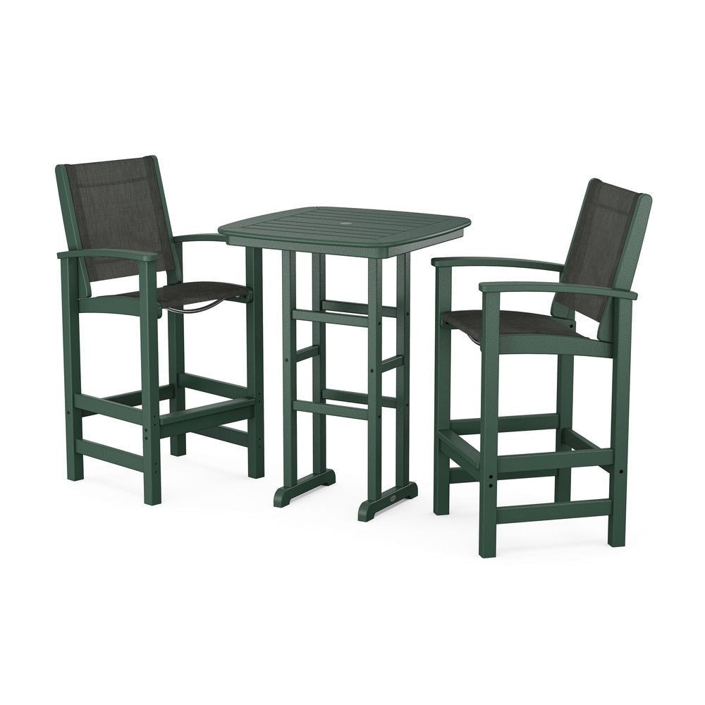 POLYWOOD® Coastal 3-Piece Bar Set - PWS156
