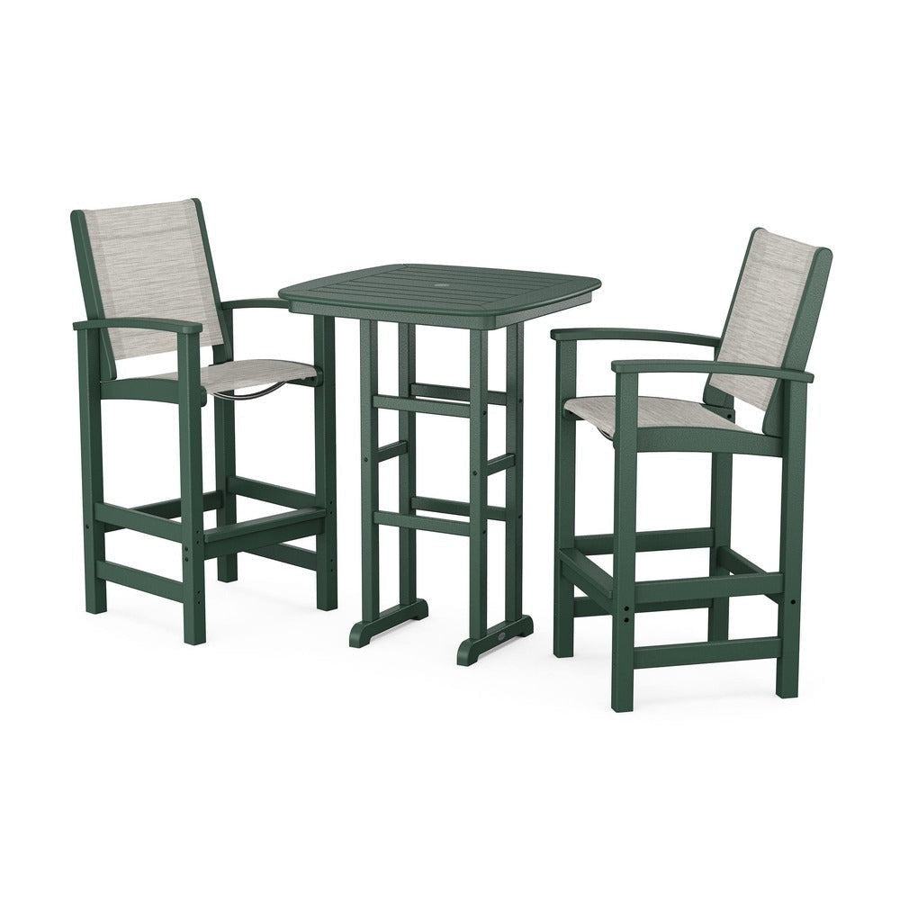 POLYWOOD® Coastal 3-Piece Bar Set - PWS156