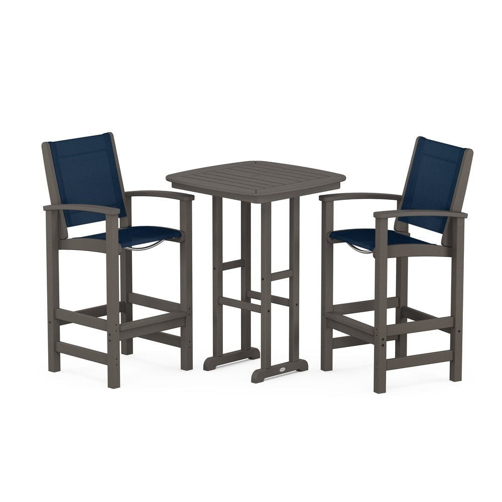 POLYWOOD® Coastal 3-Piece Bar Set - PWS156