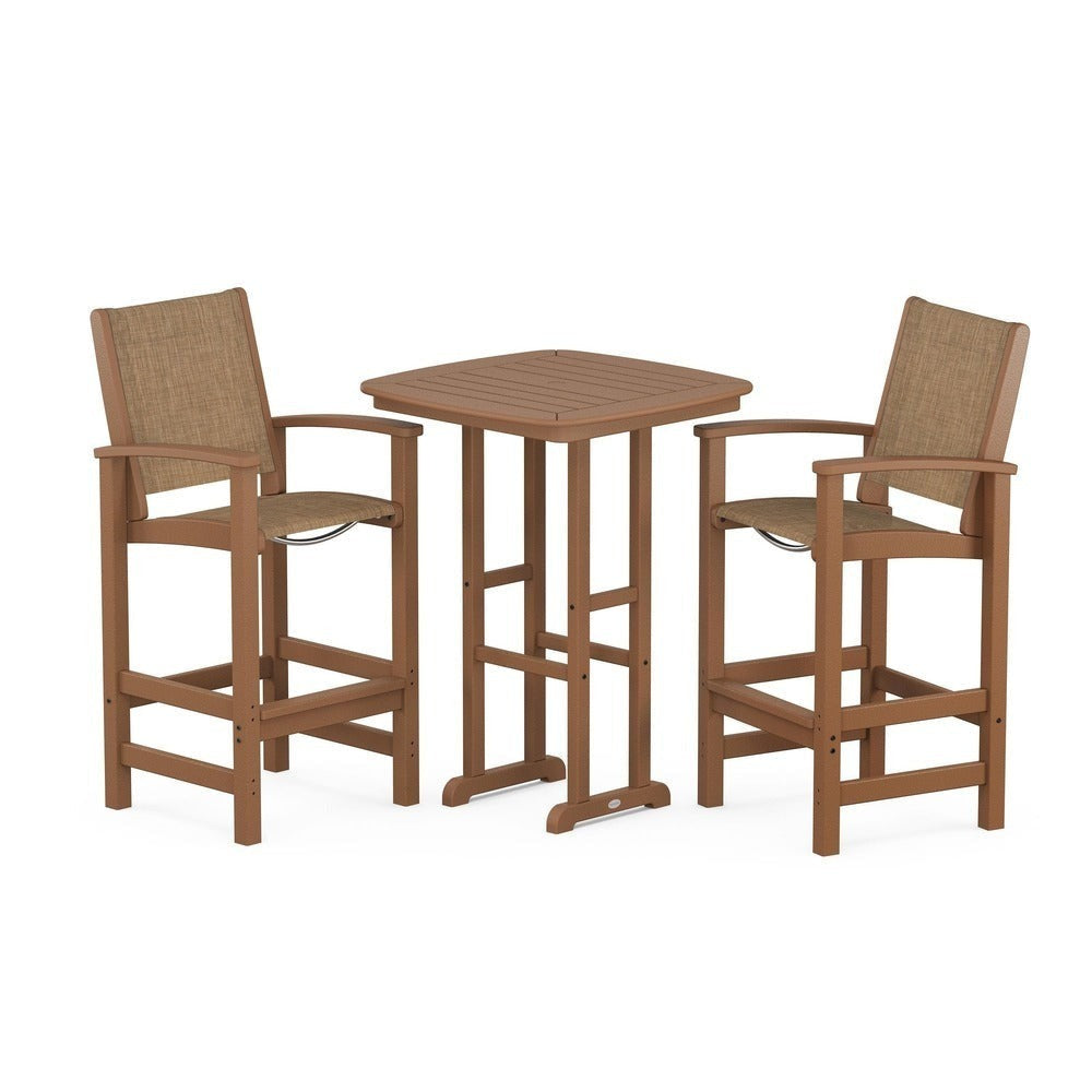 POLYWOOD® Coastal 3-Piece Bar Set - PWS156