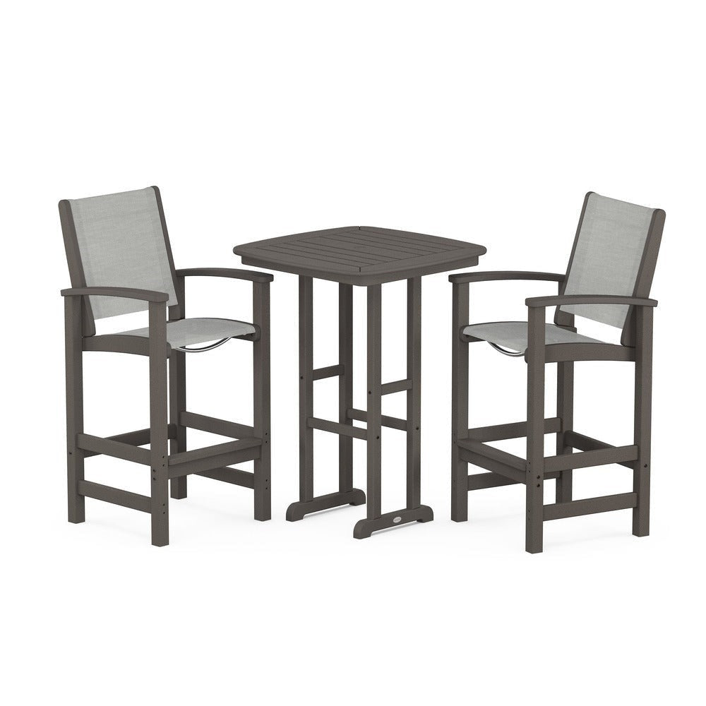 POLYWOOD® Coastal 3-Piece Bar Set - PWS156
