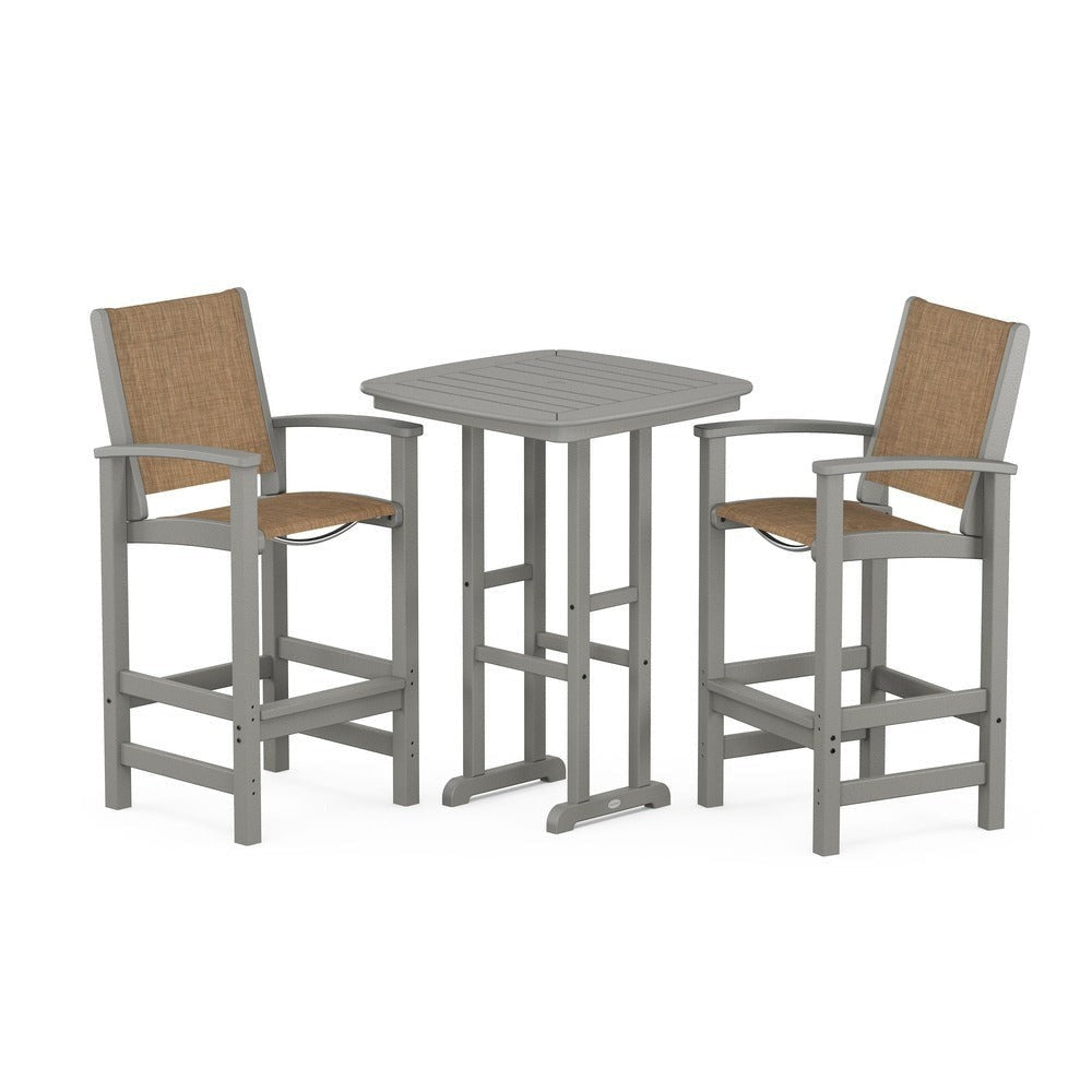 POLYWOOD® Coastal 3-Piece Bar Set - PWS156