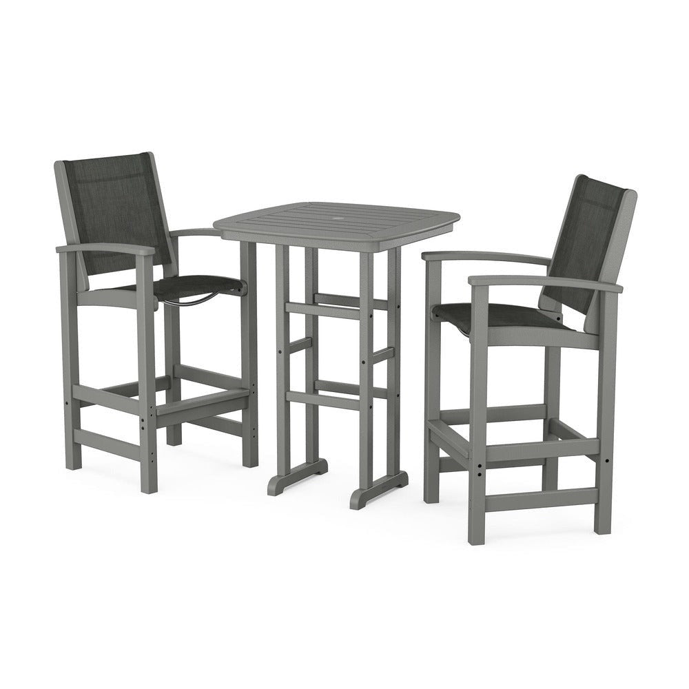 POLYWOOD® Coastal 3-Piece Bar Set - PWS156