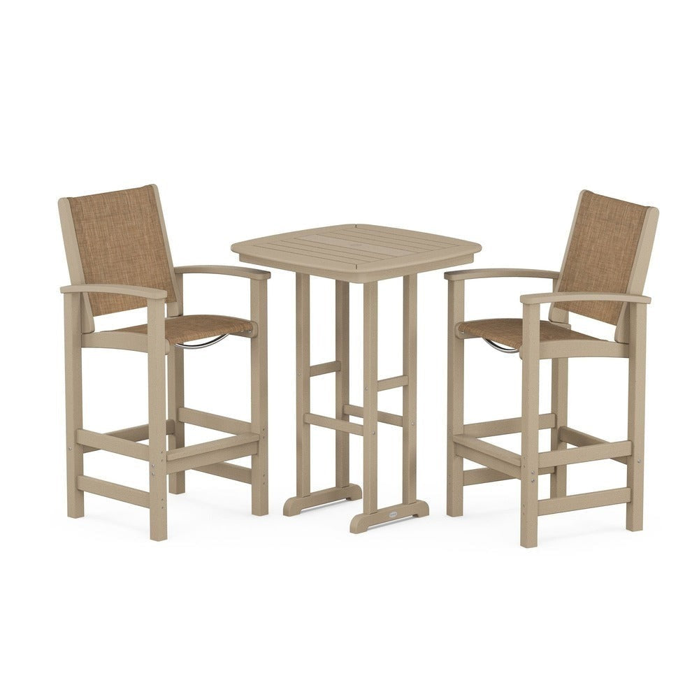 POLYWOOD® Coastal 3-Piece Bar Set - PWS156