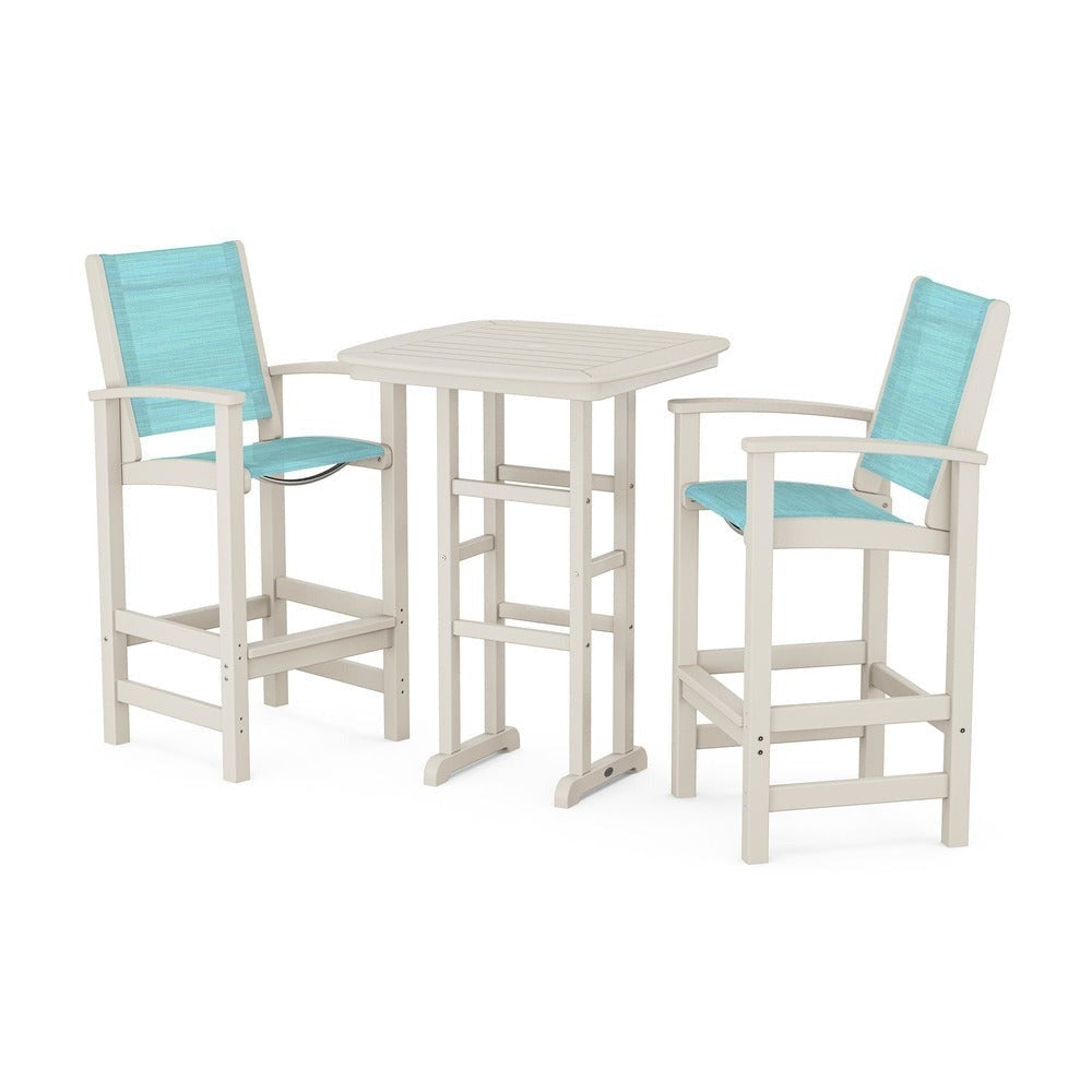 POLYWOOD® Coastal 3-Piece Bar Set - PWS156