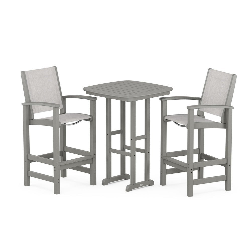POLYWOOD® Coastal 3-Piece Bar Set - PWS156