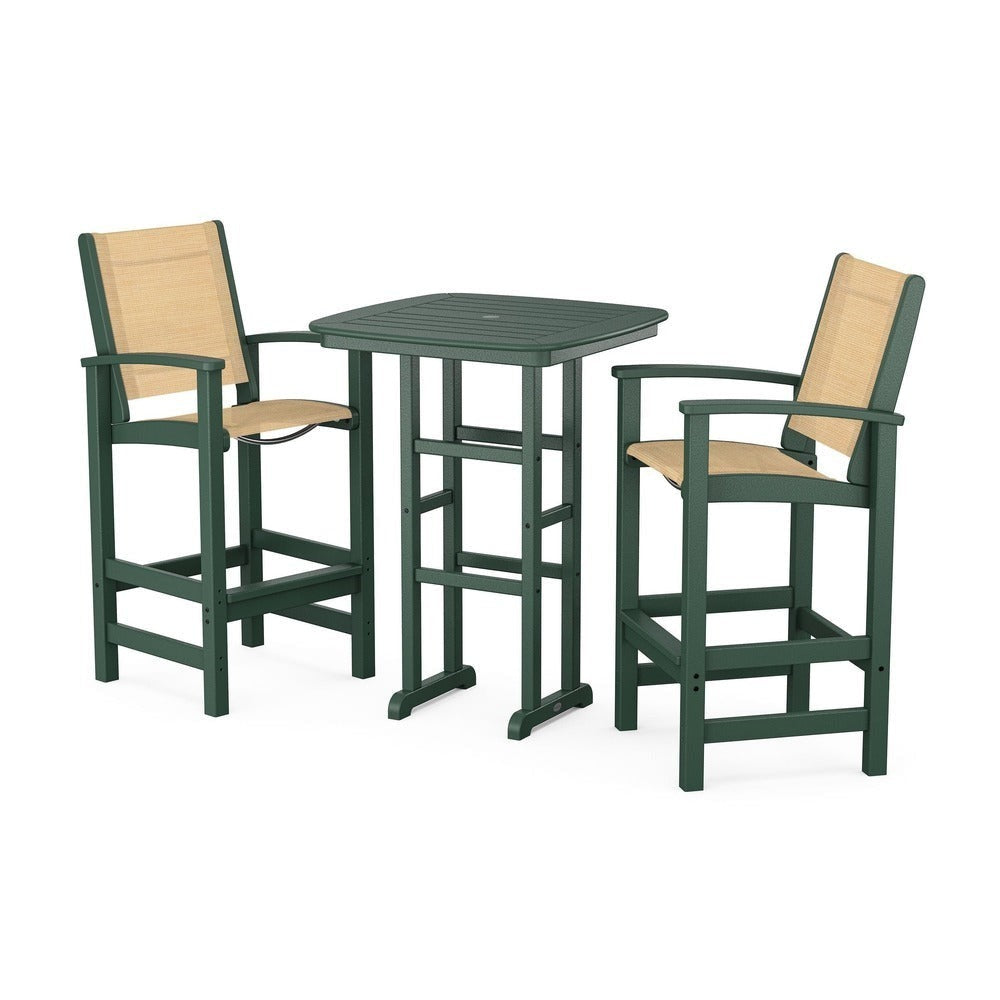 POLYWOOD® Coastal 3-Piece Bar Set - PWS156