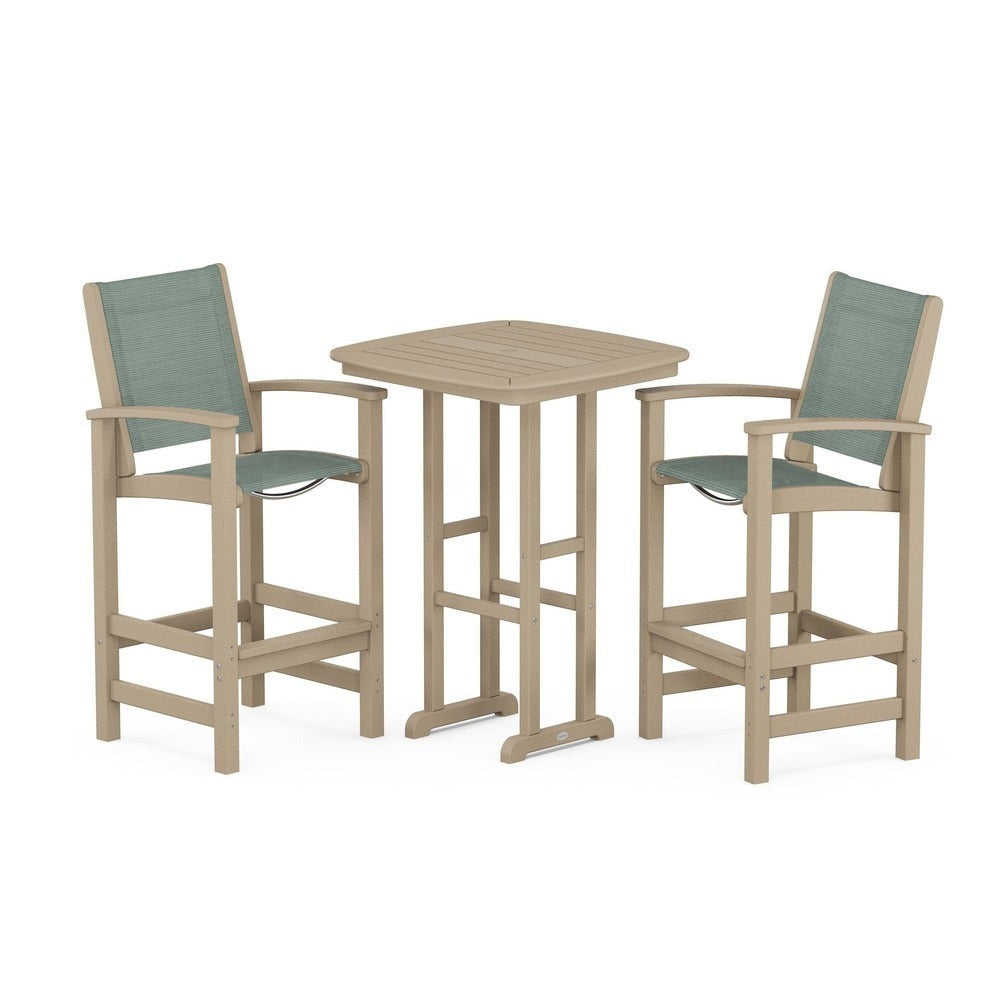 POLYWOOD® Coastal 3-Piece Bar Set - PWS156