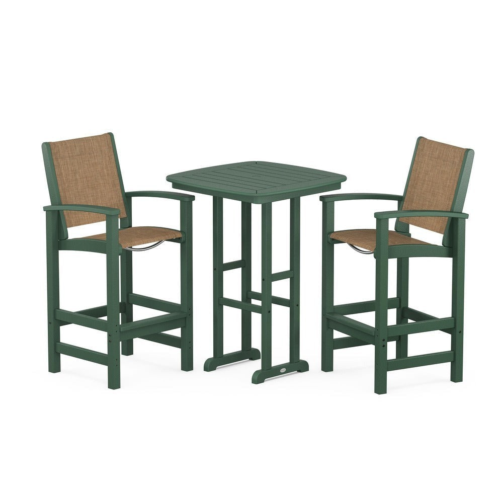 POLYWOOD® Coastal 3-Piece Bar Set - PWS156