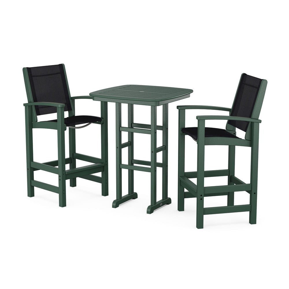 POLYWOOD® Coastal 3-Piece Bar Set - PWS156