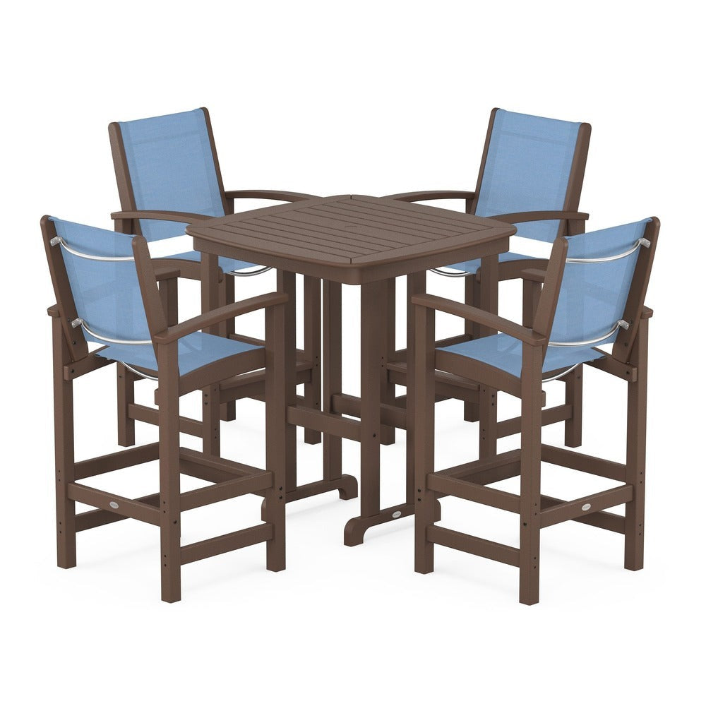 POLYWOOD® Coastal 5-Piece Bar Set - PWS210-1