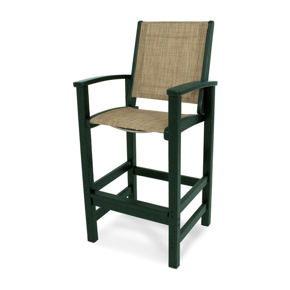 POLYWOOD® Coastal Bar Chair - 9012 Outdoor Furniture POLYWOOD®