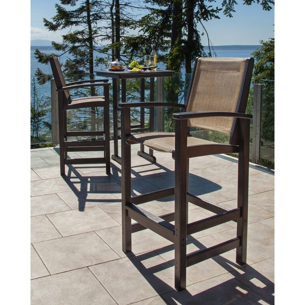 POLYWOOD® Coastal Bar Chair - 9012 Outdoor Furniture POLYWOOD®