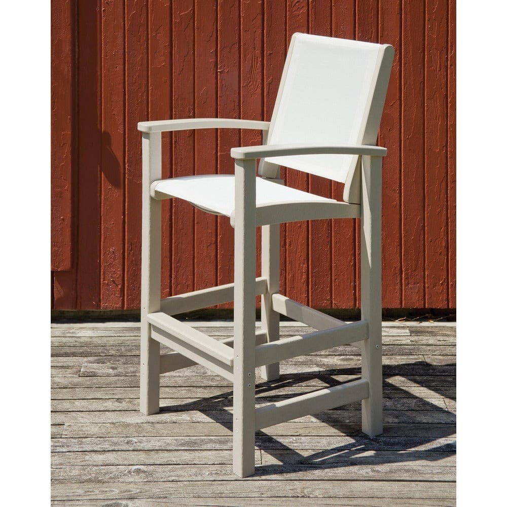 POLYWOOD® Coastal Bar Chair - 9012 Outdoor Furniture POLYWOOD®