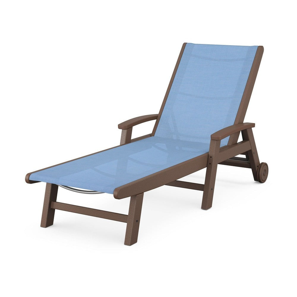 POLYWOOD® Coastal Chaise with Wheels - SW2290